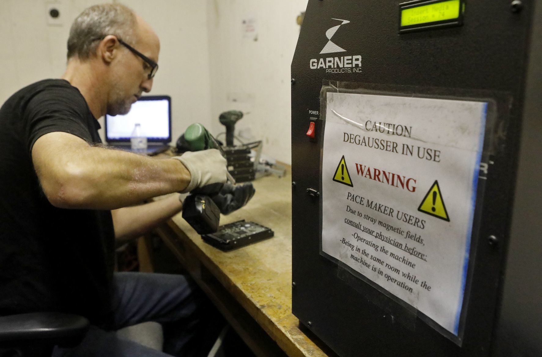 Midwest Recycling Center de-manufactures almost anything electronic